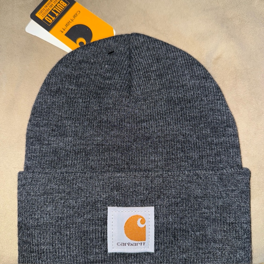 Carhartt Charcoal Knit Hat NEW